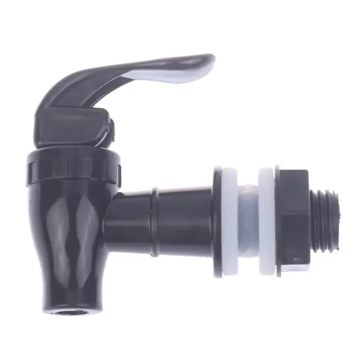 Vanne à vin 12/15/17mm, distributeur d'eau, interrupteur, bouteille de vin en verre, robinet en plas