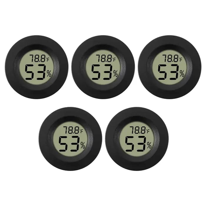 Therye.com-Hygromètre numérique LCD, moniteur d'humidité, jauge pour humidificateurs, déshumidificat