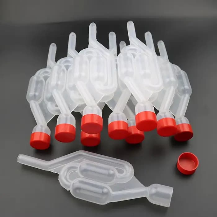 10 en 1 vin AirLock bière brassage Fermentation clapet anti-retour S-forme en plastique Air serrure 
