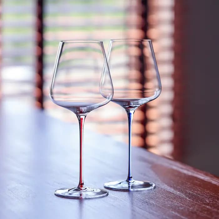 CRISON Verre à vin rouge ultra fin haut de gamme fait à la main pour un usage domestique