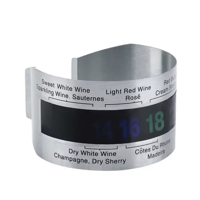 Thermomètre pour bouteille de vin