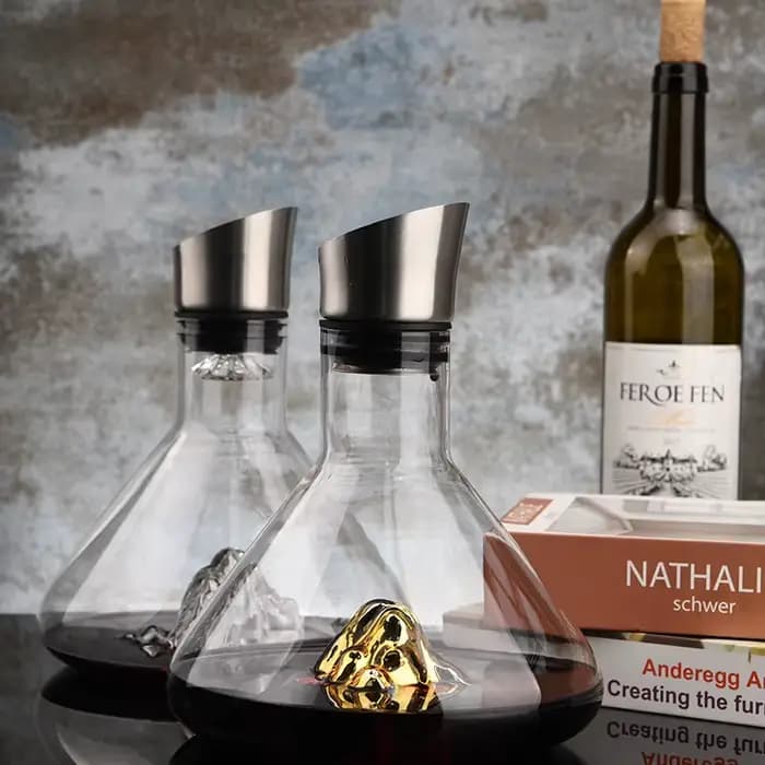 Carafe à vin Iceberg avec aérateur intégré