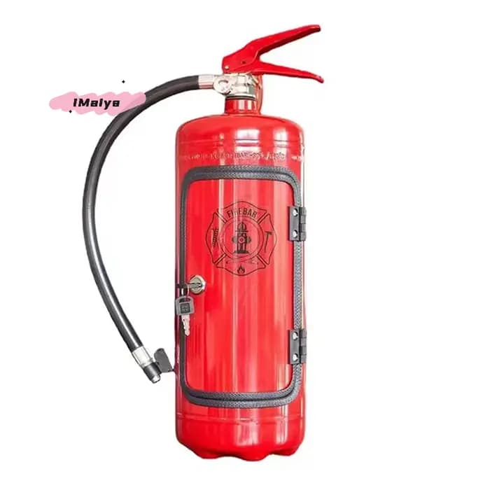 Boîte à vin en forme d'extincteur M-Fire