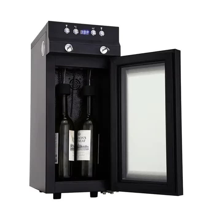 Distributeur automatique de vin rouge pour 2 bouteilles