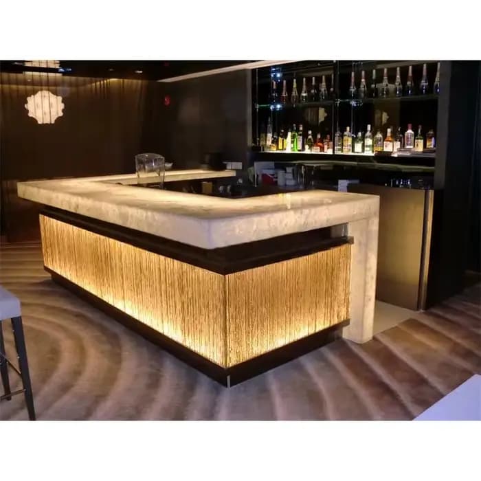 Comptoir de bar à vin moderne personnalisé de haute qualité