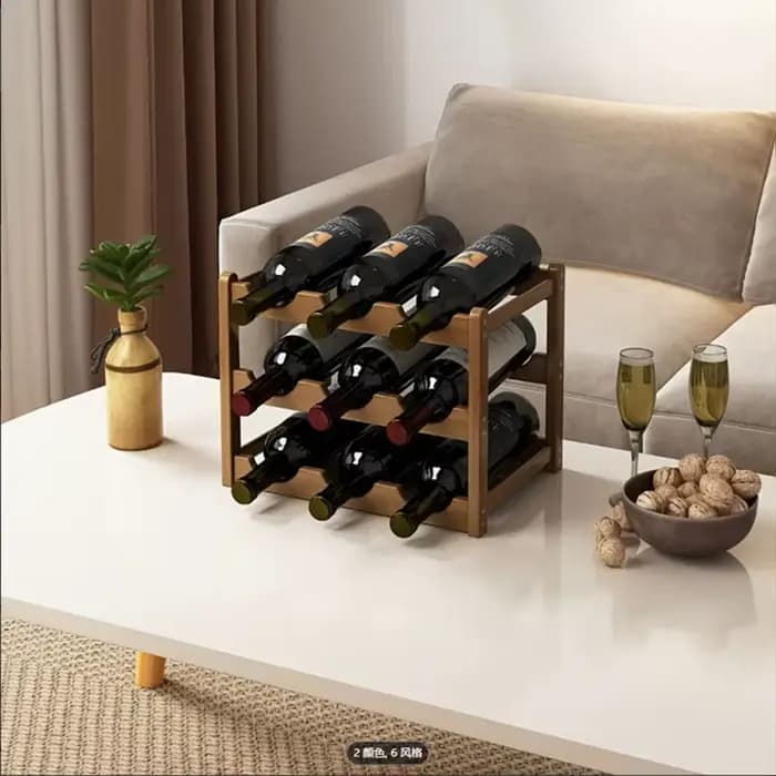 Présentoir à vin rouge décoratif pour la maison