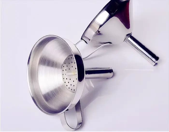 Entonnoir sanitaire en acier inoxydable 304