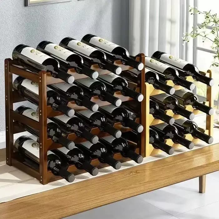 Range-bouteilles de table créatif pour la maison