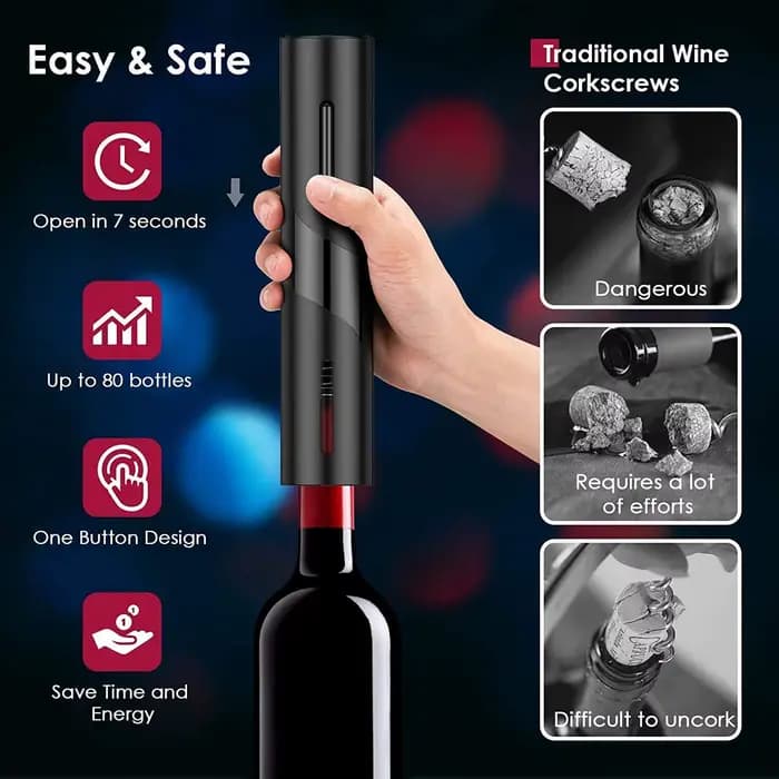 Ouvre-bouteille électrique pour vin rouge