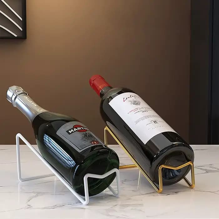 Nouveau 1 paquet porte-bouteille de vin comptoir bouteille de vin présentoir support de stockage de vin Simple