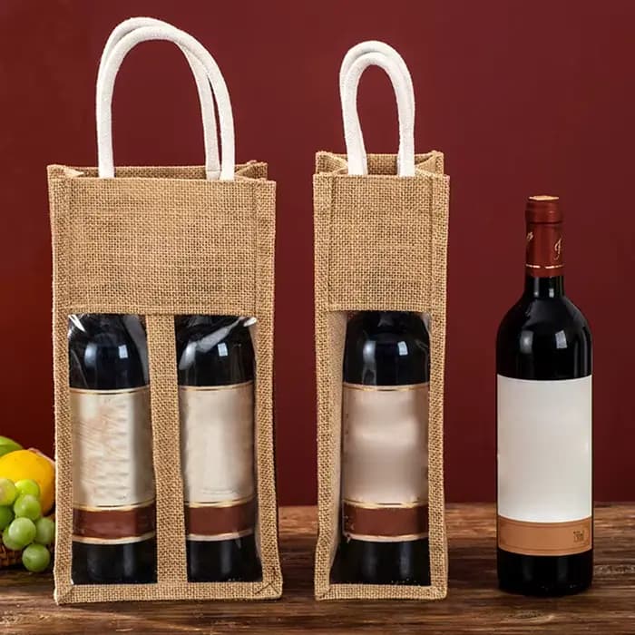 Sac à main de vin rouge