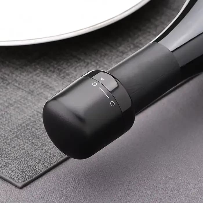 Bouchon de bouteille de vin scellé sous vide