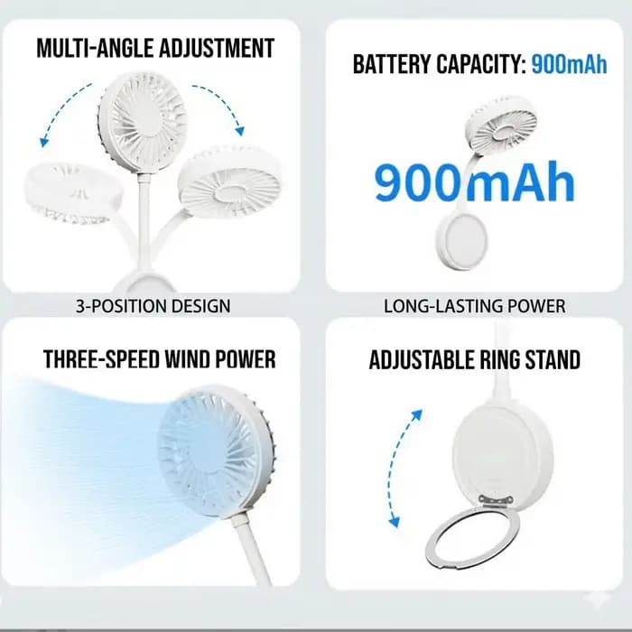 Mini ventilateur magnétique