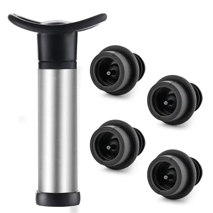Bouchon de vin avec pompe à vide