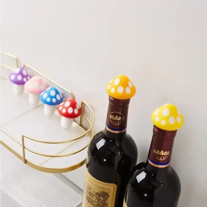Bouchons de vin en forme de champignon en Silicone