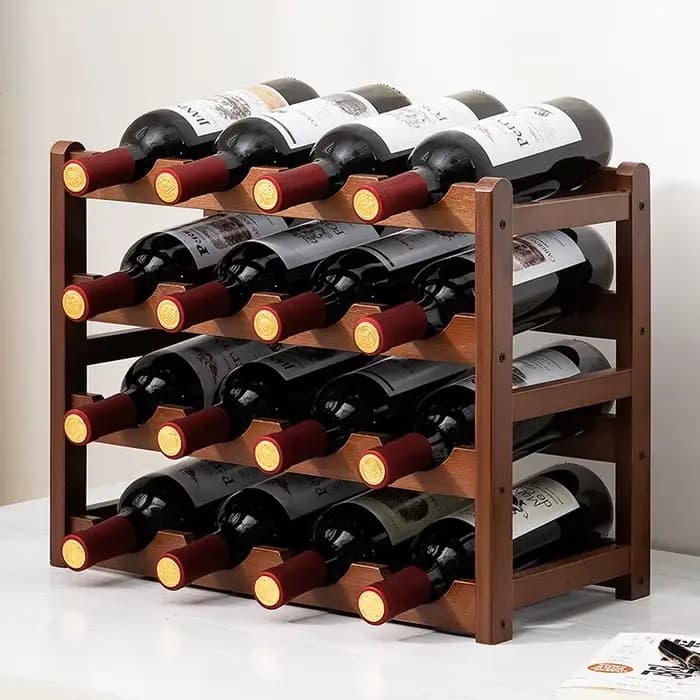 Support de présentation pour bouteilles de vin