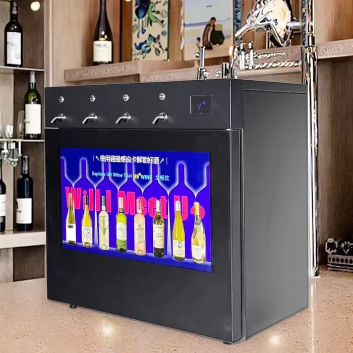 Refroidisseur à vin en acier inoxydable commercial