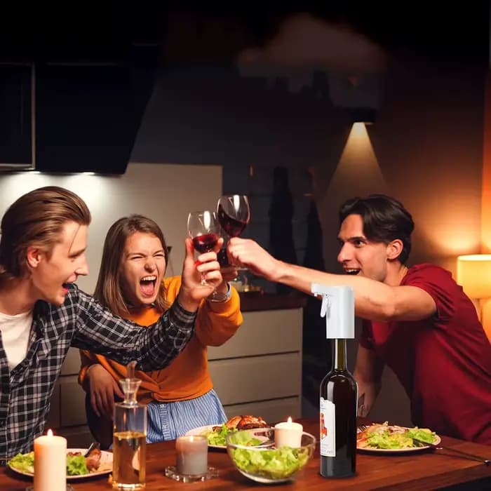 Distributeur de vin numérique intelligent pour bar à domicile et aérateur électrique