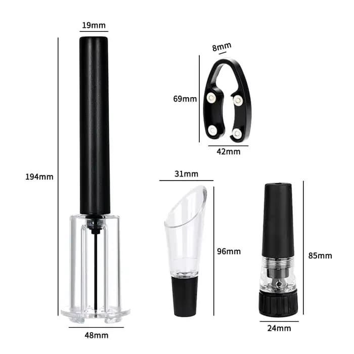 Ouvre-bouteille à vin en acier inoxydable