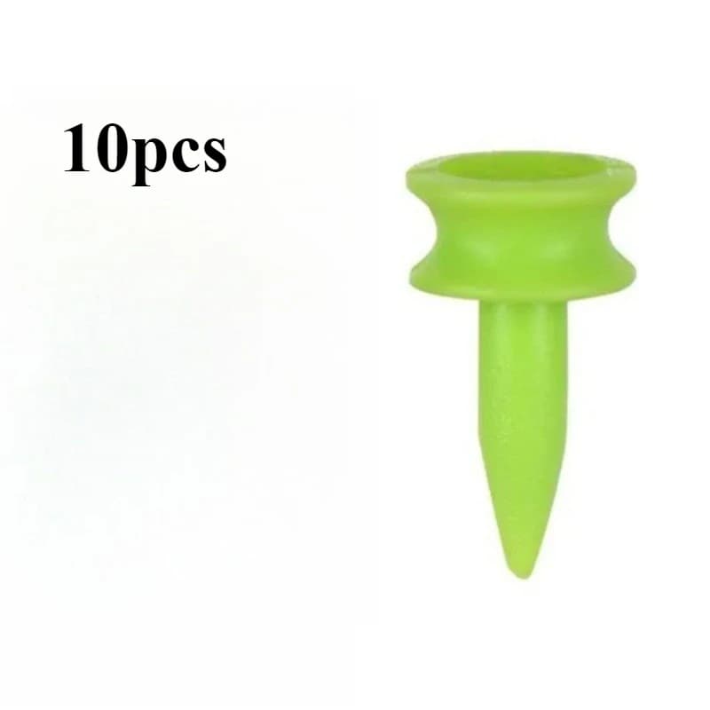 Tees de golf verts, accessoires pour golfeurs, tees de golf en plastique, parfaits pour lancer la ba