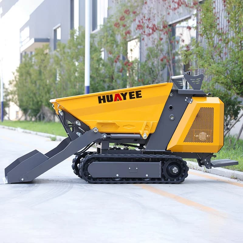 Mini-dumper sur chenilles personnalisable, camion benne agricole, 800 kg, livraison rapide, mini-dum