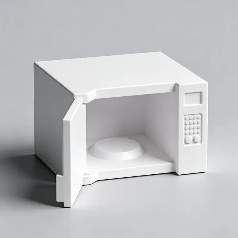 Four à micro-ondes miniature pour maison de poupée, appareil électroménager, décoration de cuisine, 