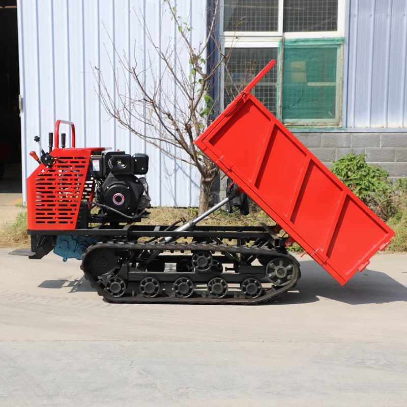 Mini Dumper sur chenilles personnalisé, camion à benne basculante multifonctionnel, ferme, pour la C