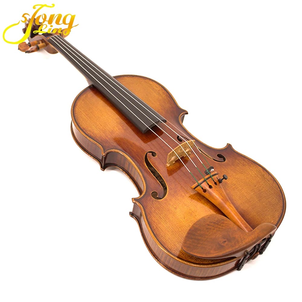Cello acoustique antique de haute qualité, taille 4/4, finition mate, instrument à cordes en bois massif de qualité supérieure, pour utilisation en orchestre.