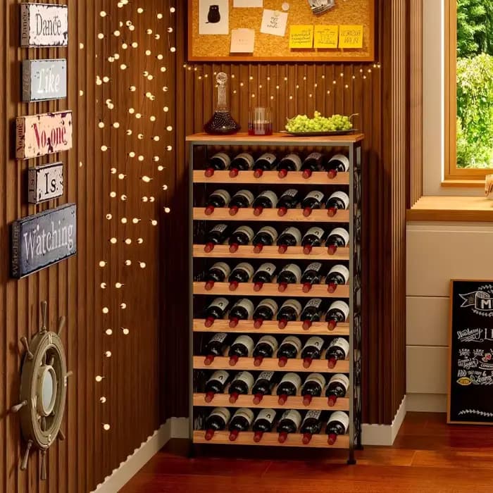 Casier à vin vertical commercial à 8 niveaux