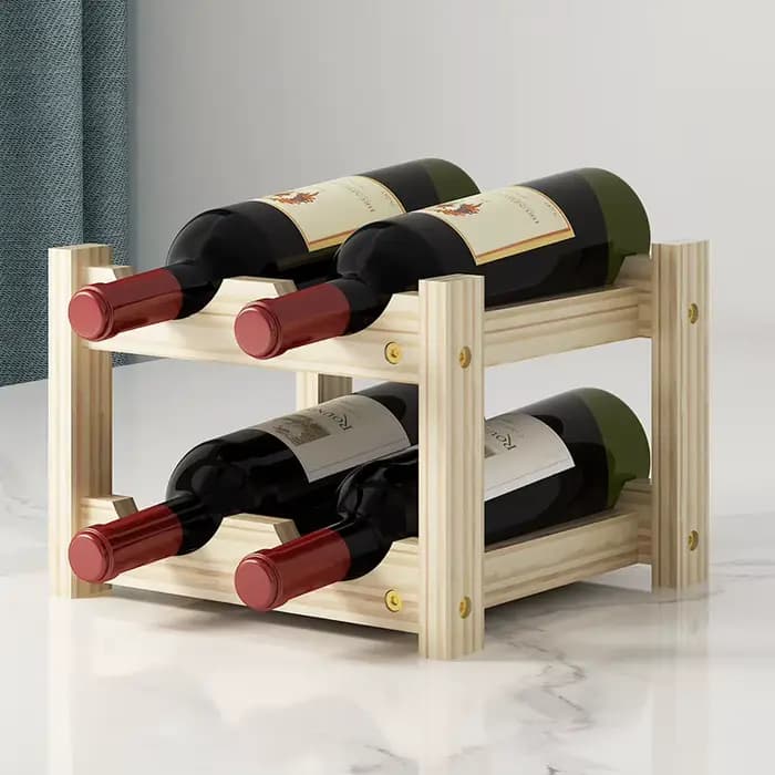 Casier à vin en bois massif