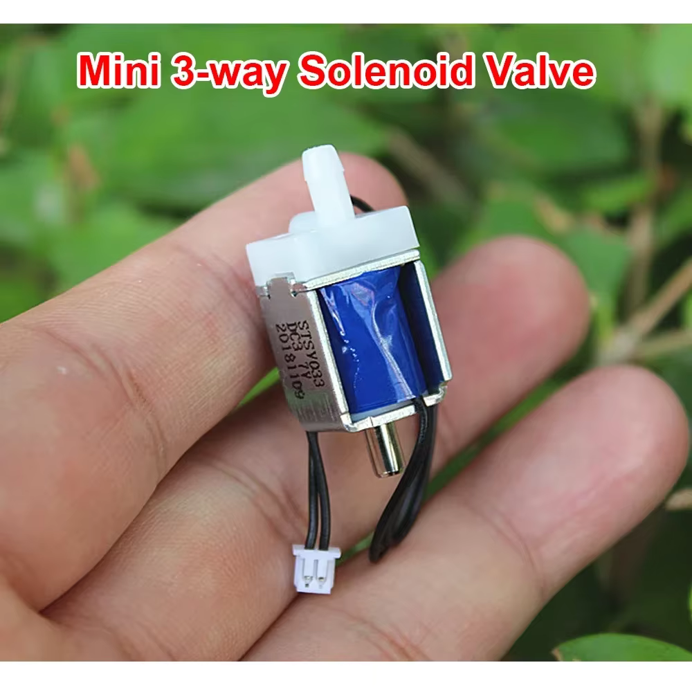 Mini électrovanne, 3 voies, dégagement d'air, électronique tingDC 3.7V, admission électronique acces