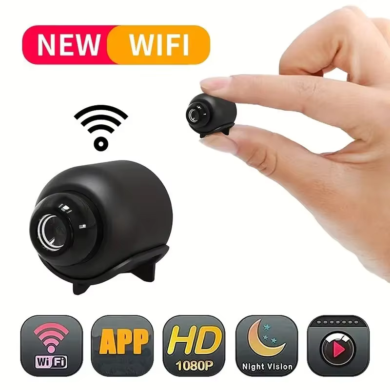 Mini caméra X5 1080P HD Wifi sans fil, vision nocturne, détection de mouvement, caméra vidéo, caméra