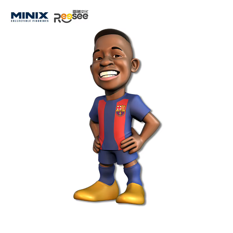 Figurines de collection Minix, série de stars du football Giant Club, Messi, Neymar, Fati, Suarez, M