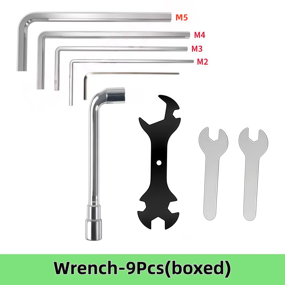 Kit d'outils pour imprimante 3D, accessoires pour imprimante 3D comprenant des clés de différentes t