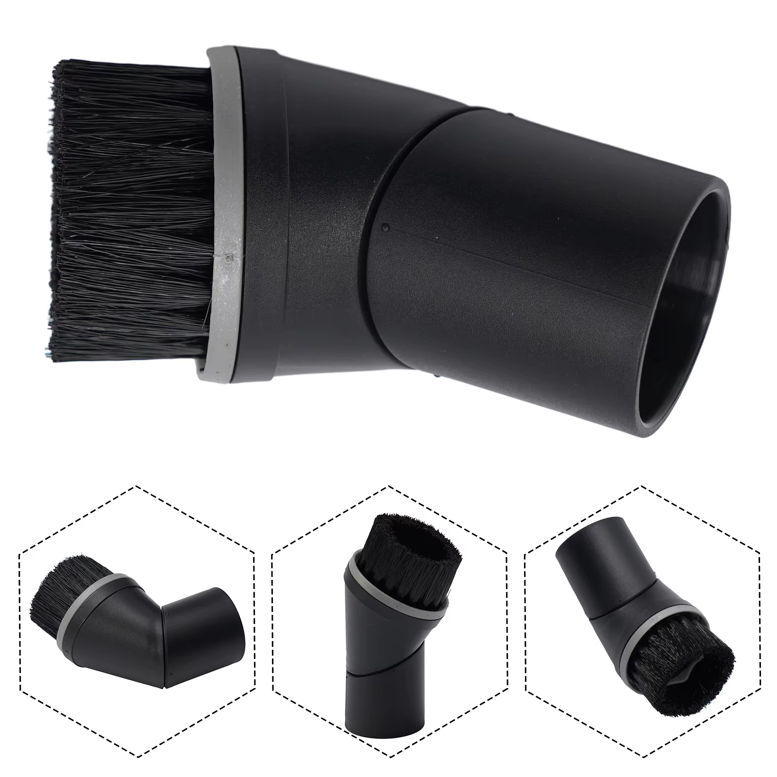 Brosse ronde pivotante, fixation de brosse d'époussetage pour aspirateur Miele série S SSP-10, 07132