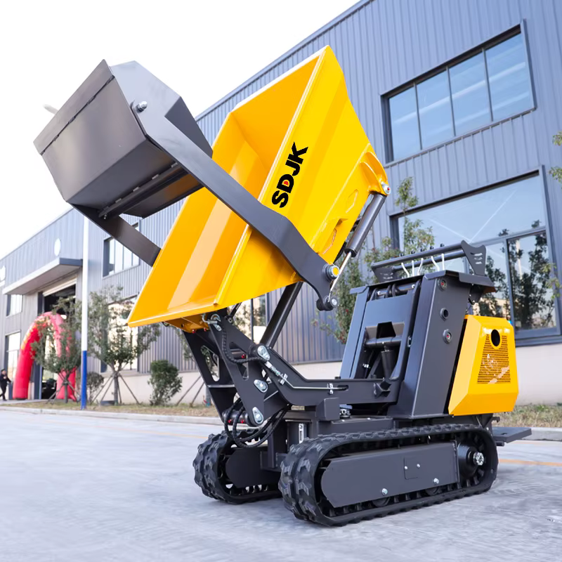 Nouveau mini-dumper sur chenilles de 800 kg, conforme CE/EPA/Euro 5, mini-chargeur pour travaux agri