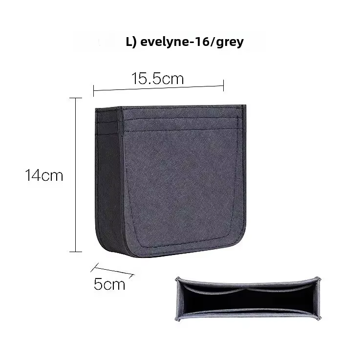 Evelyne16 29 33 Mini sac intérieur de rangement, sac de protection pour la série Love Horse Evelyn M