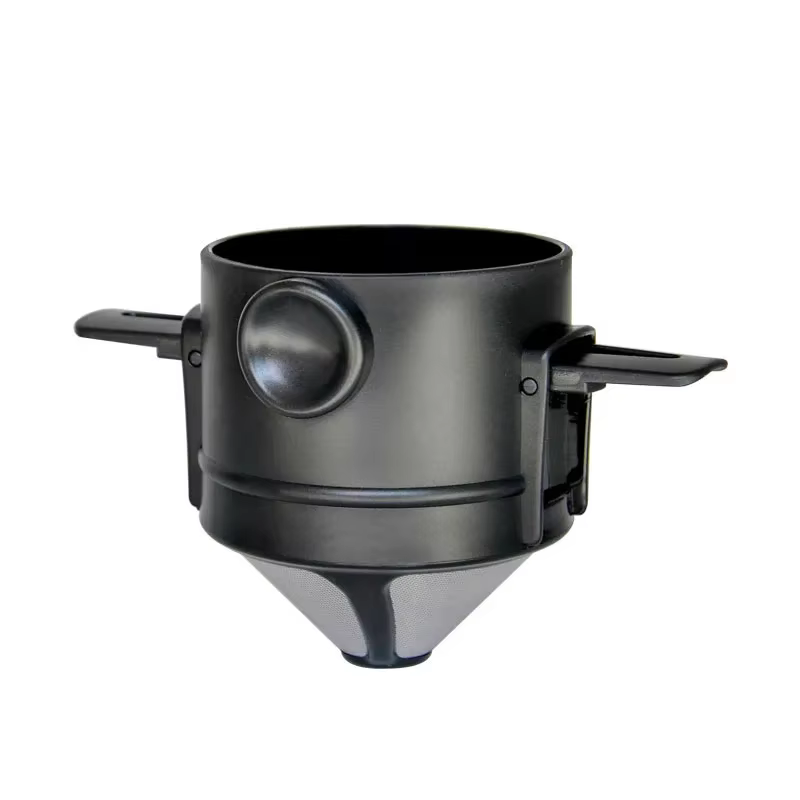Filtre à café pliable pour bureau, maison, voyage, cafetière goutte à goutte Portable, en acier inox