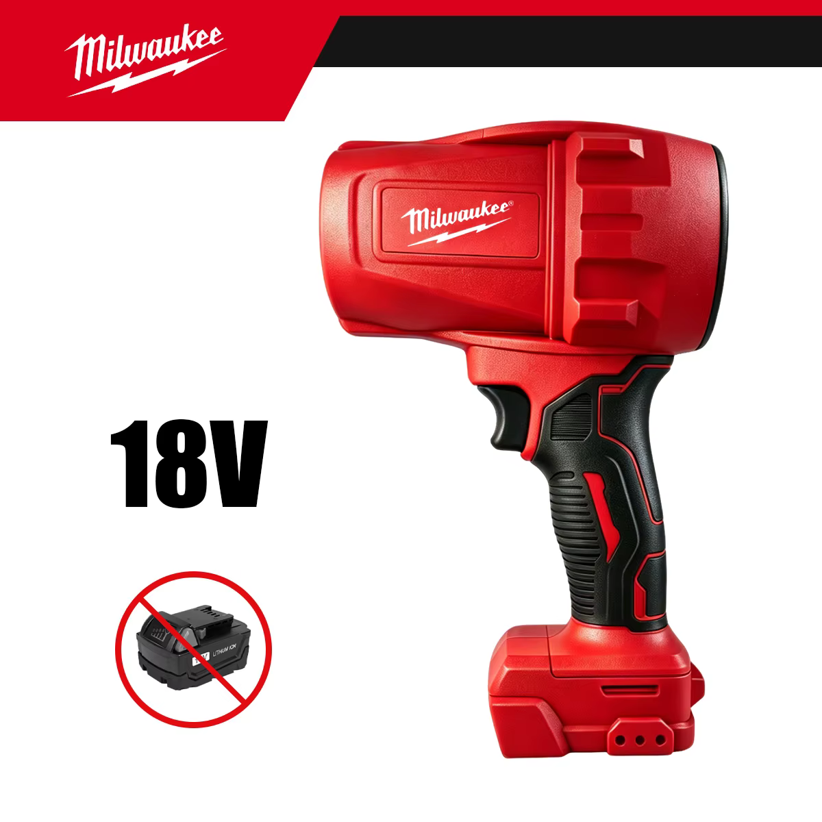 Souffleur sans fil Milwaukee 700W 30000RPM avec moteur sans balais, souffleur de feuilles pour le dé