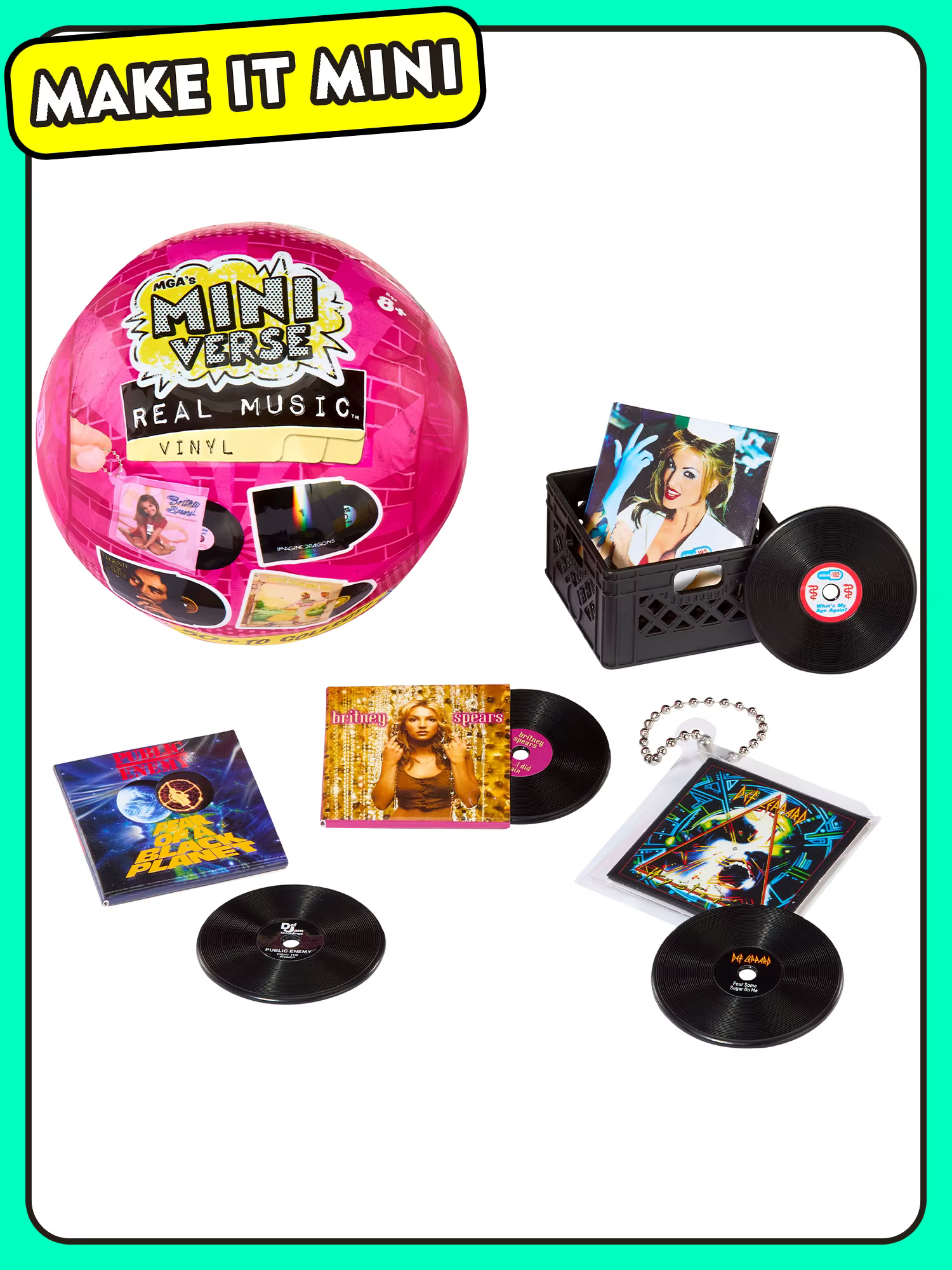 MINI VERSE : Vinyles musicaux réels : Mini-jouets DIY
