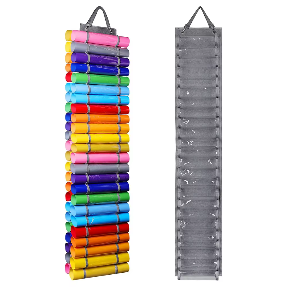 Organisateur de rangement en vinyle-porte-rouleau de rouleau de vinyle, support de rangement en viny
