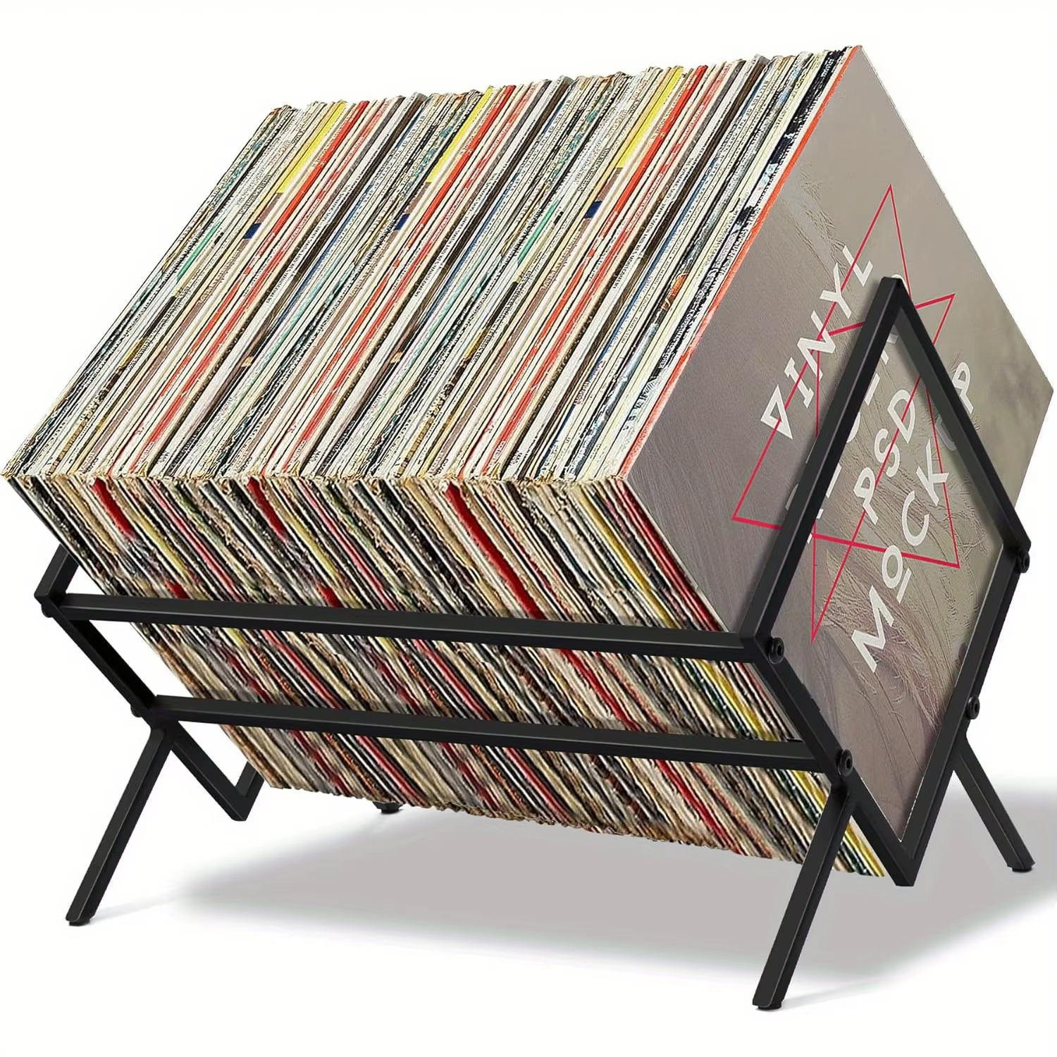 Support de stockage d'album en vinyle 80LPSgrande capacité support de disque multicouche accessoires