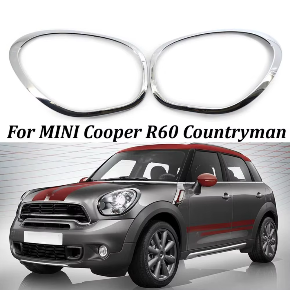 Pour 2011-2016 R60 R61 BMW MINI Cooper Countryman Paceman Chrome garniture de phare anneau lunette 5