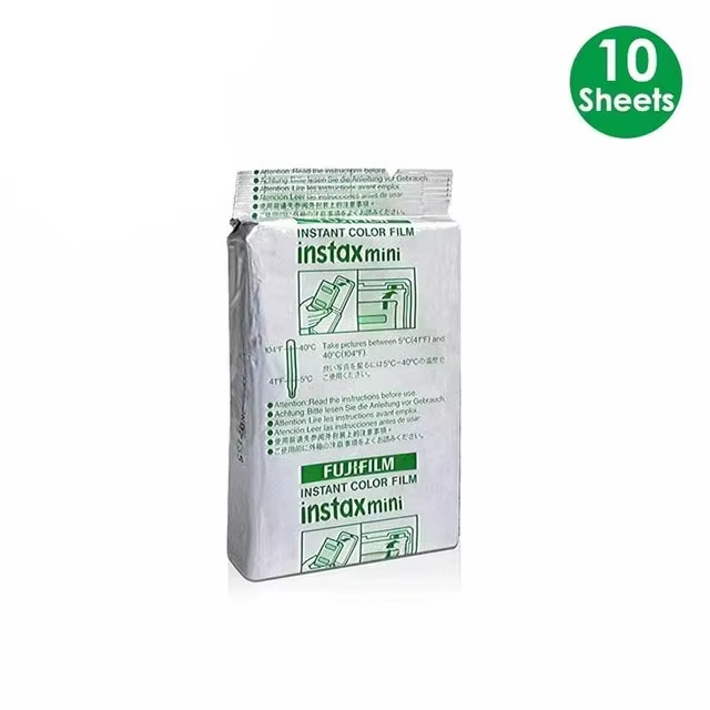 Film instantané Fujifilm Instax Mini White Edge, 10 à 100 feuilles, recharge pour appareil photo ins