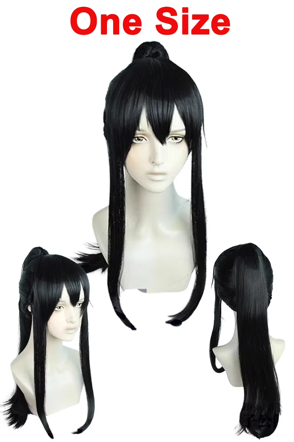 Anime Ashiro Mina Sauna Gear Cosplay Perruques, Accessoires de Costume, Perruques sulfNoires, Cheveu