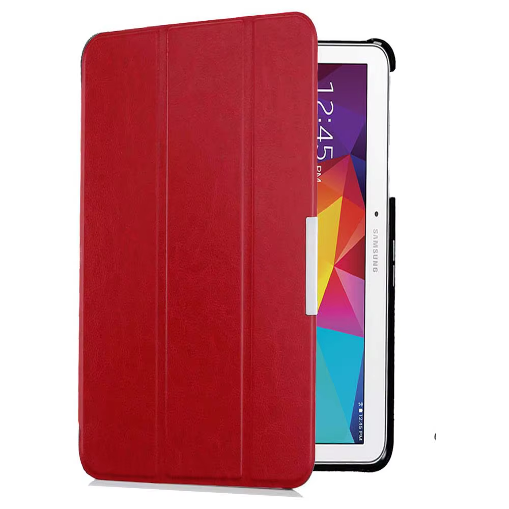 Étui intelligent pour tablette Galaxy Tab 4 10.1 SM-T530 T531, Ultra mince, Folio, support en cuir P