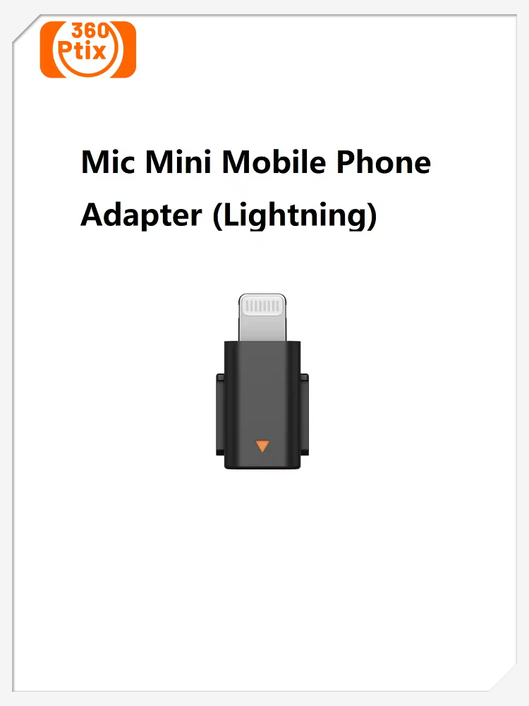 Pour DJI Mic Mini adaptateur de téléphone portable (Lightning) se connecte à un appareil mobile Appl