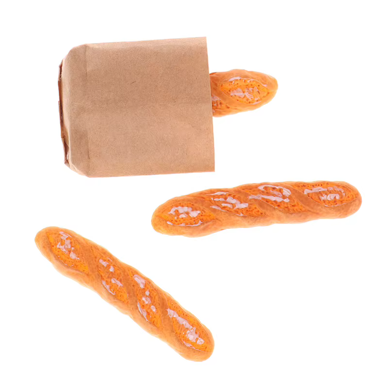 Faux Croissant Mini Food JxOrnement, Maison de courses miniatures, Meubles de décoration, Jouets de courses, Accessoires de maison, Artisanat, 1 ensemble