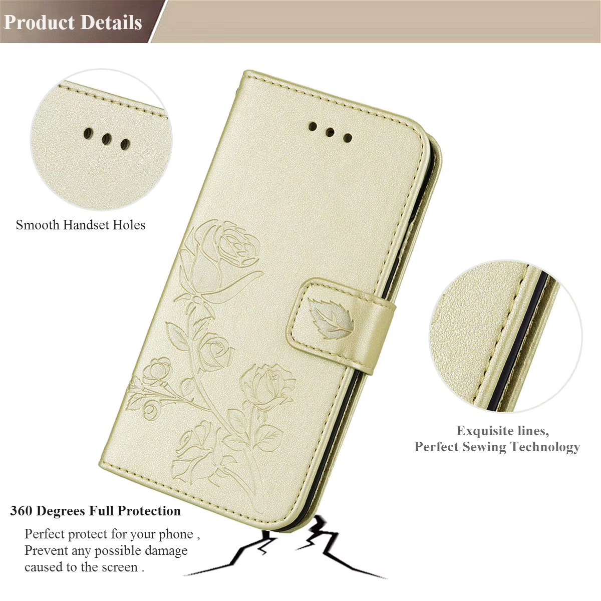 3D Rose fleur étui en cuir pour iPhone 11 Pro X XS 12 Mini XR téléphone pour iPhone 7 8 6 6S Plus 5 5S SE 2020 portefeuille en TPU Funda Capa