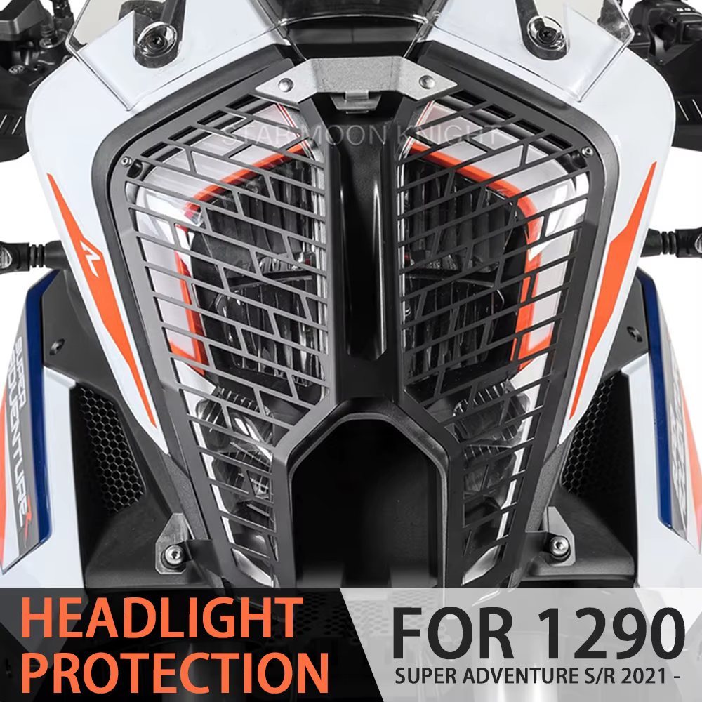 Accessoires de moto pour 1290 Super Adventure ADV S R 2021 – 2024, couvercle de Protection des phares, grille de Protection